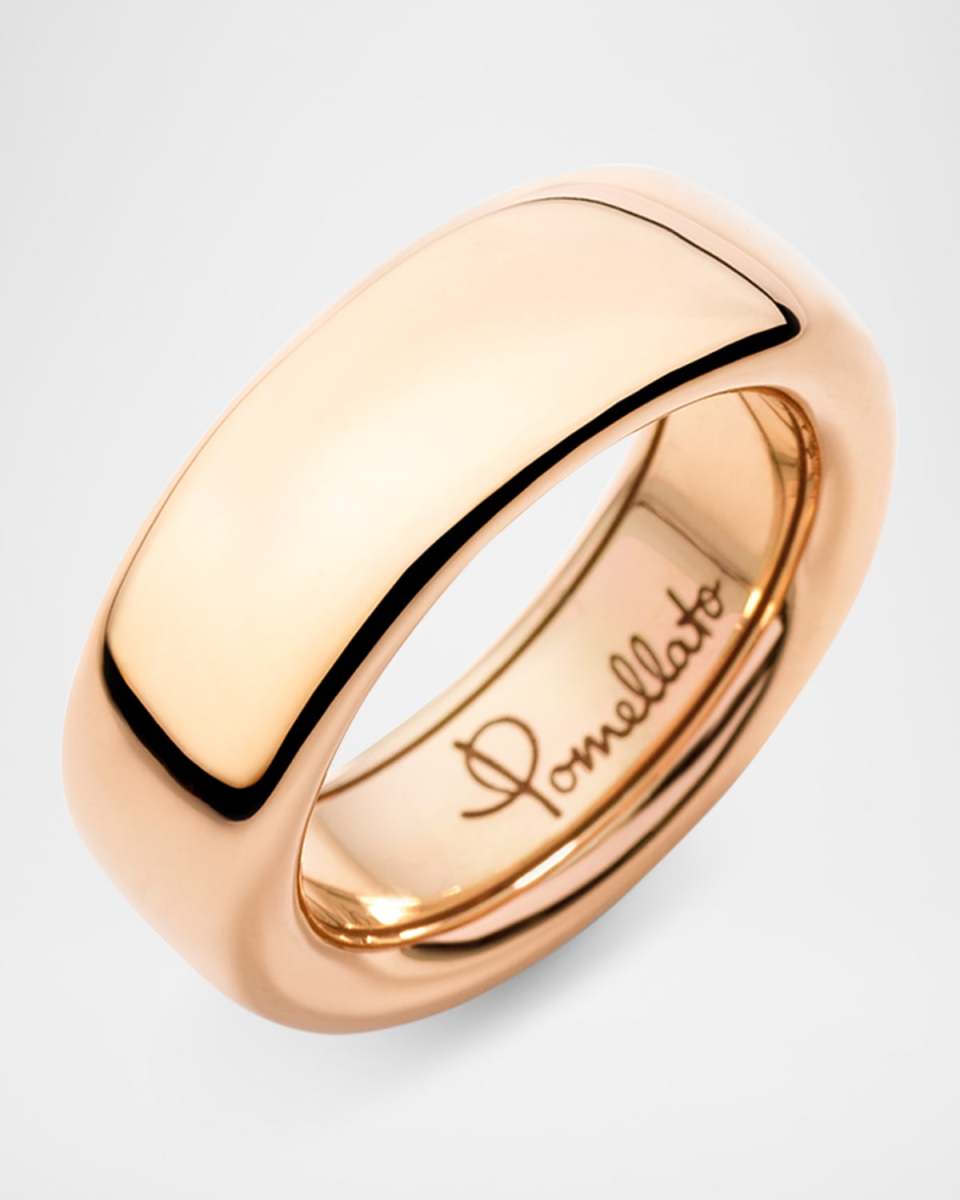 Iconica 18K Rose Gold Slim Band Ring
